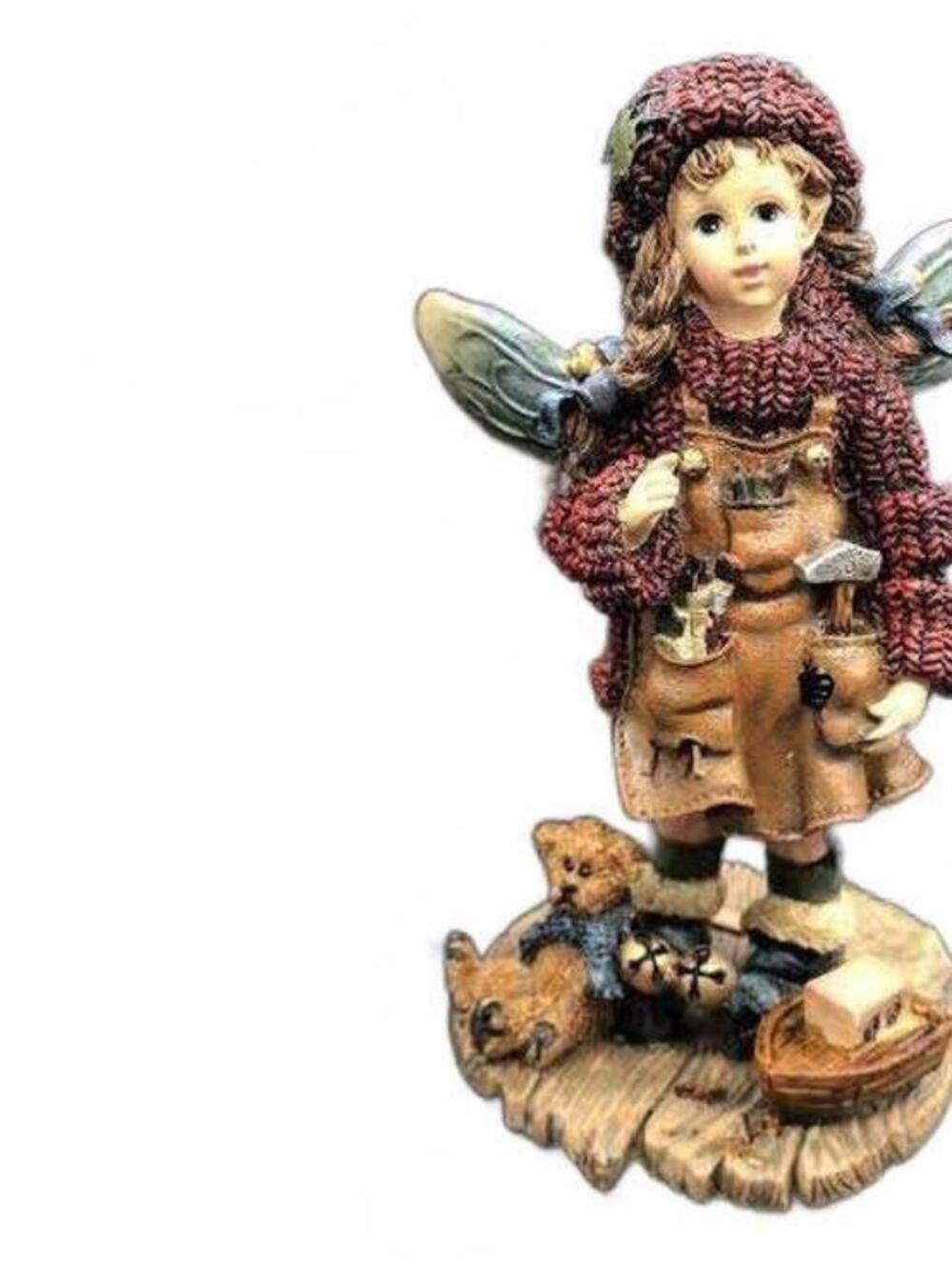 Boyds Bears Fixit..Santa's Fairie Christmas Figurine Collectible 1995 Folkstone